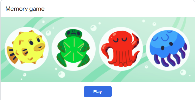 Google Memory Games